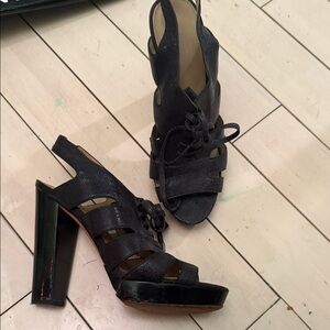 COACH black heels